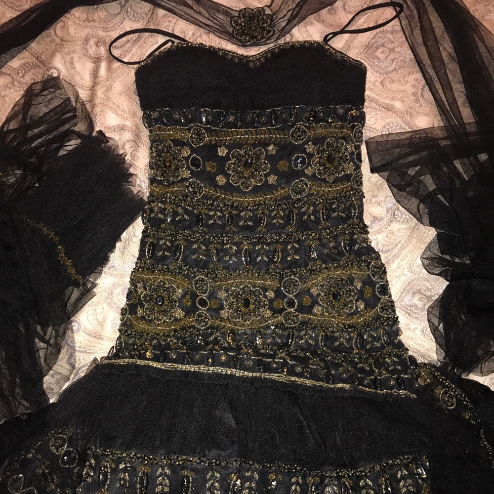 Long black dress